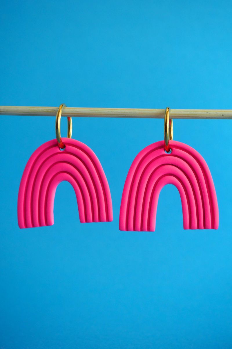 Barbie Pink - XL Organic Arch - Simple Hoop