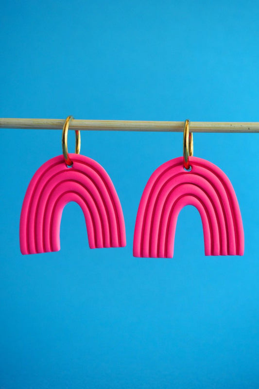 Barbie Pink - XL Organic Arch - Simple Hoop